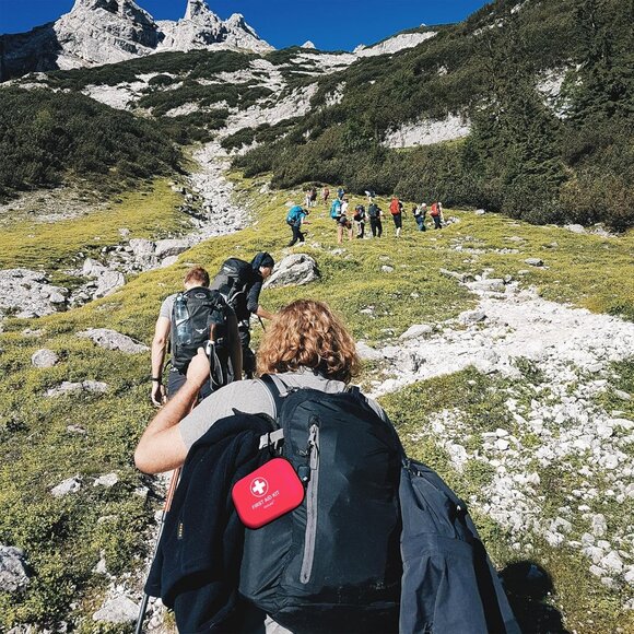 Mini - 120 Piece Small Waterproof Hard Shell Medical Kit for Car, Home, Office, - Picture 8 of 9